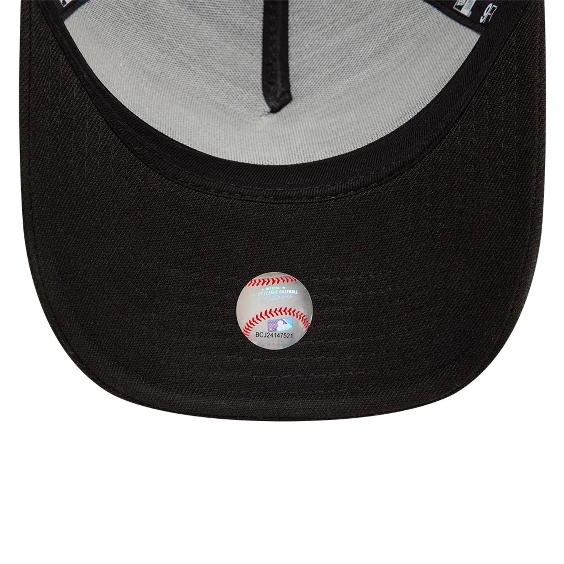 Pictured is this LA Dodgers Black White Black 9FORTY A-Frame Cap 7