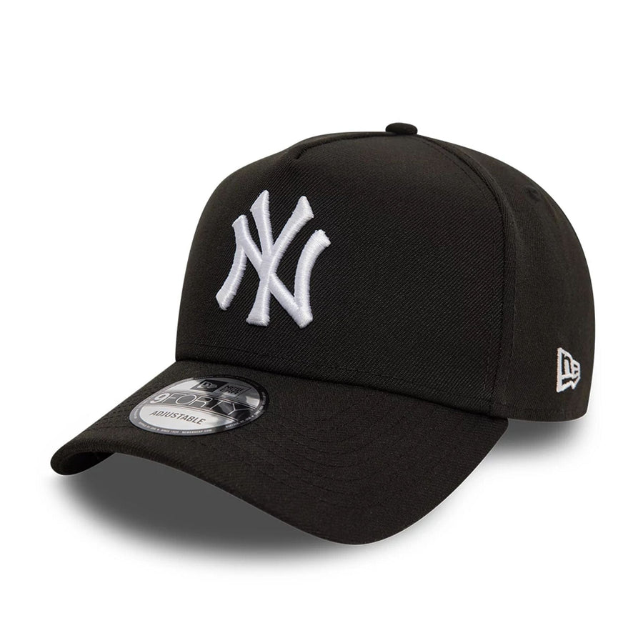 This is a New York Yankees Black White Black 9FORTY A-Frame Cap 1