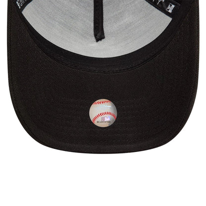 This is a New York Yankees Black White Black 9FORTY A-Frame Cap 7