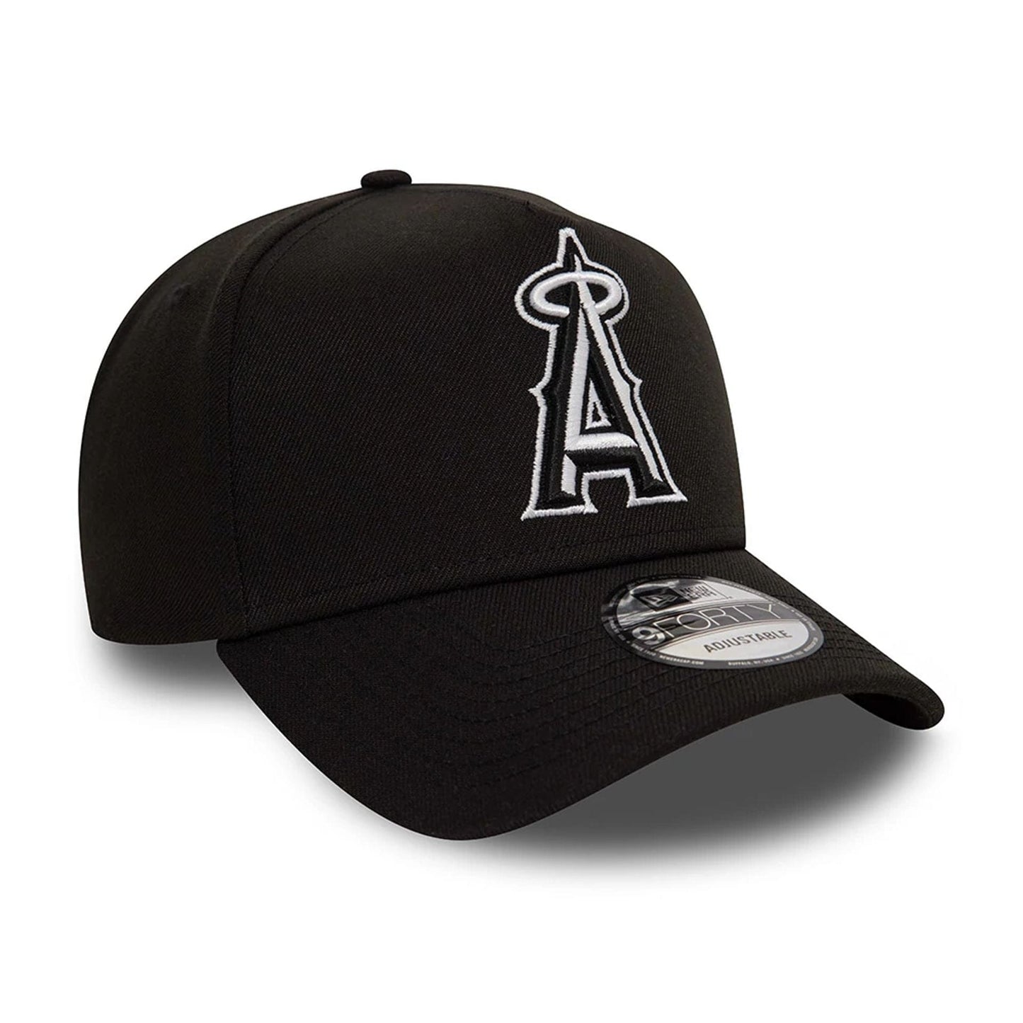 Pictured is this  LA Angels Black White Black 9FORTY A-Frame Cap 3