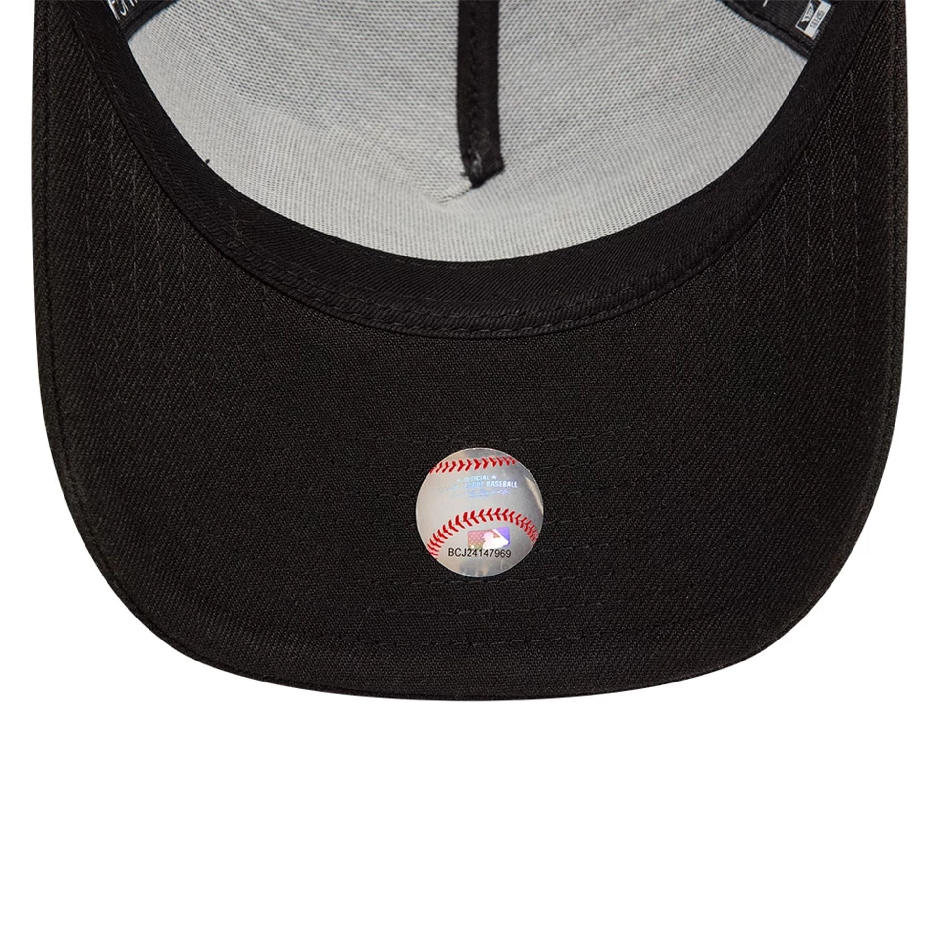 This is a LA Angels Black White Black 9FORTY A-Frame Cap 2