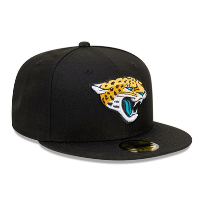 This is a Jacksonville Jaguars NFL Black 59FIFTY Fitted Cap 4
