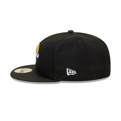 This is a Jacksonville Jaguars NFL Black 59FIFTY Fitted Cap 6