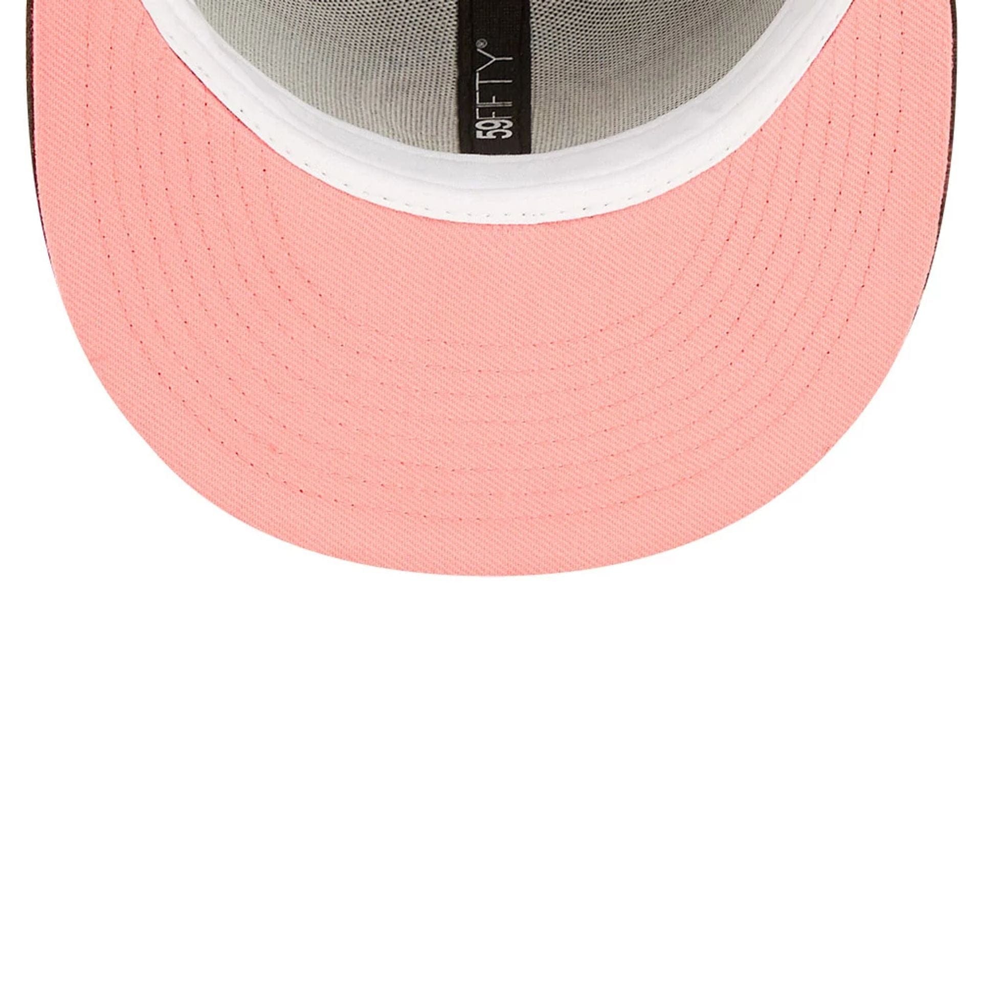 This is a Golden State Warriors Pink Glow Black 59FIFTY Fitted Cap 2