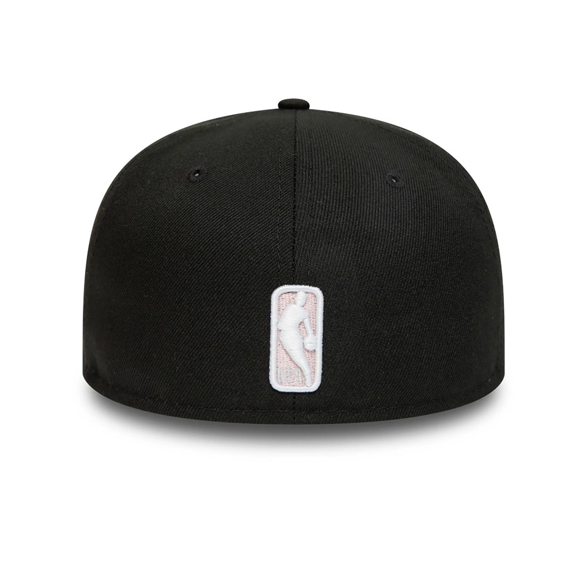 This is a Chicago Bulls NBA Specials Black 59FIFTY Fitted Cap 5
