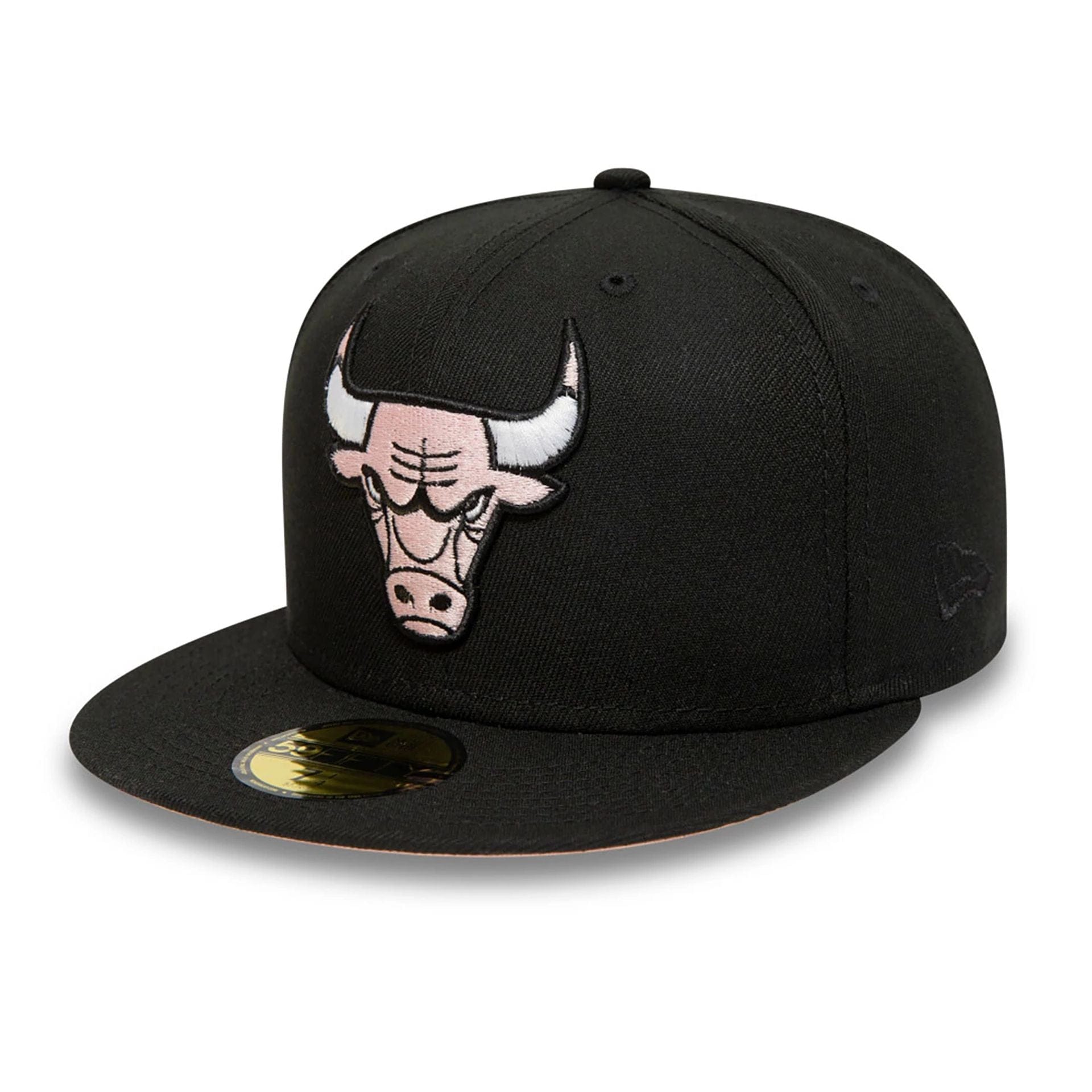 This is a Chicago Bulls NBA Specials Black 59FIFTY Fitted Cap 3