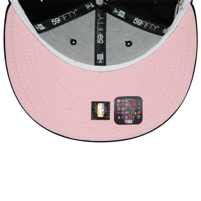 This is a Chicago Bulls NBA Specials Black 59FIFTY Fitted Cap 2