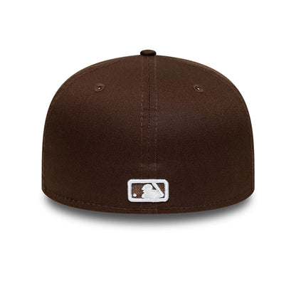 Pictured is this MLB Atlanta Braves 59FIFTY Fitted cap in dark brown. 5