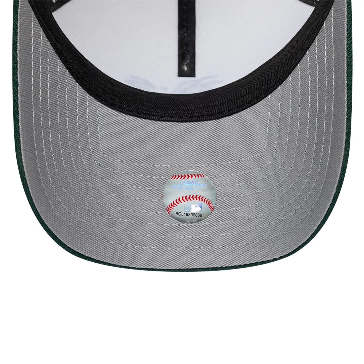 Pictured is this MLB Cooperstown Athletics 9FORTY A-Frame cap in white. 2