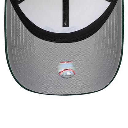 Pictured is this MLB Cooperstown Athletics 9FORTY A-Frame cap in white. 2