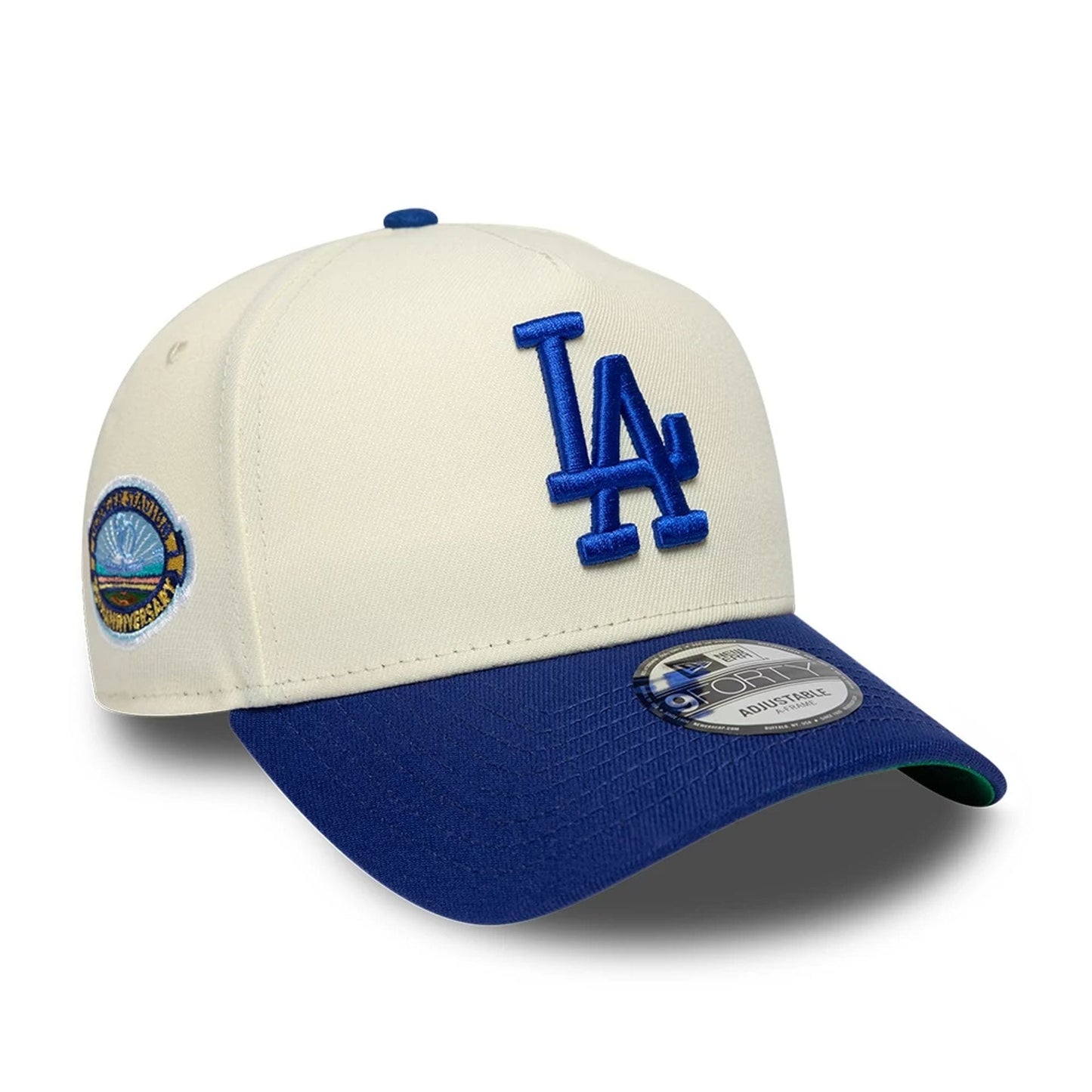 Pictured is this MLB Cooperstown LA Dodgers 9FORTY A-Frame cap in white. 1