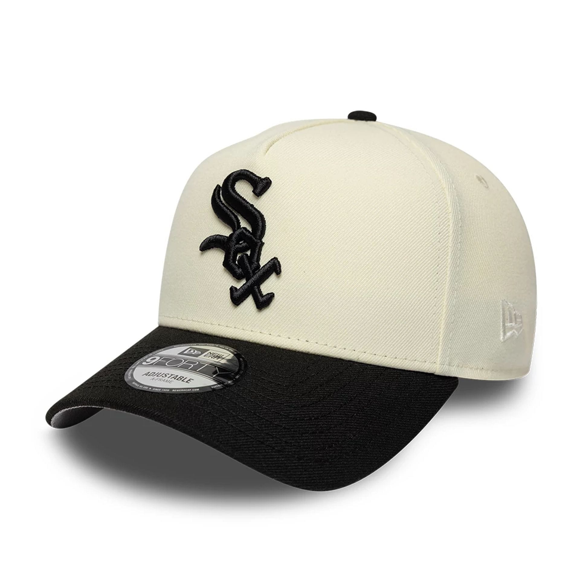 Pictured is this MLB Cooperstown Chicago White Sox 9FORTY A-Frame cap in white. 4
