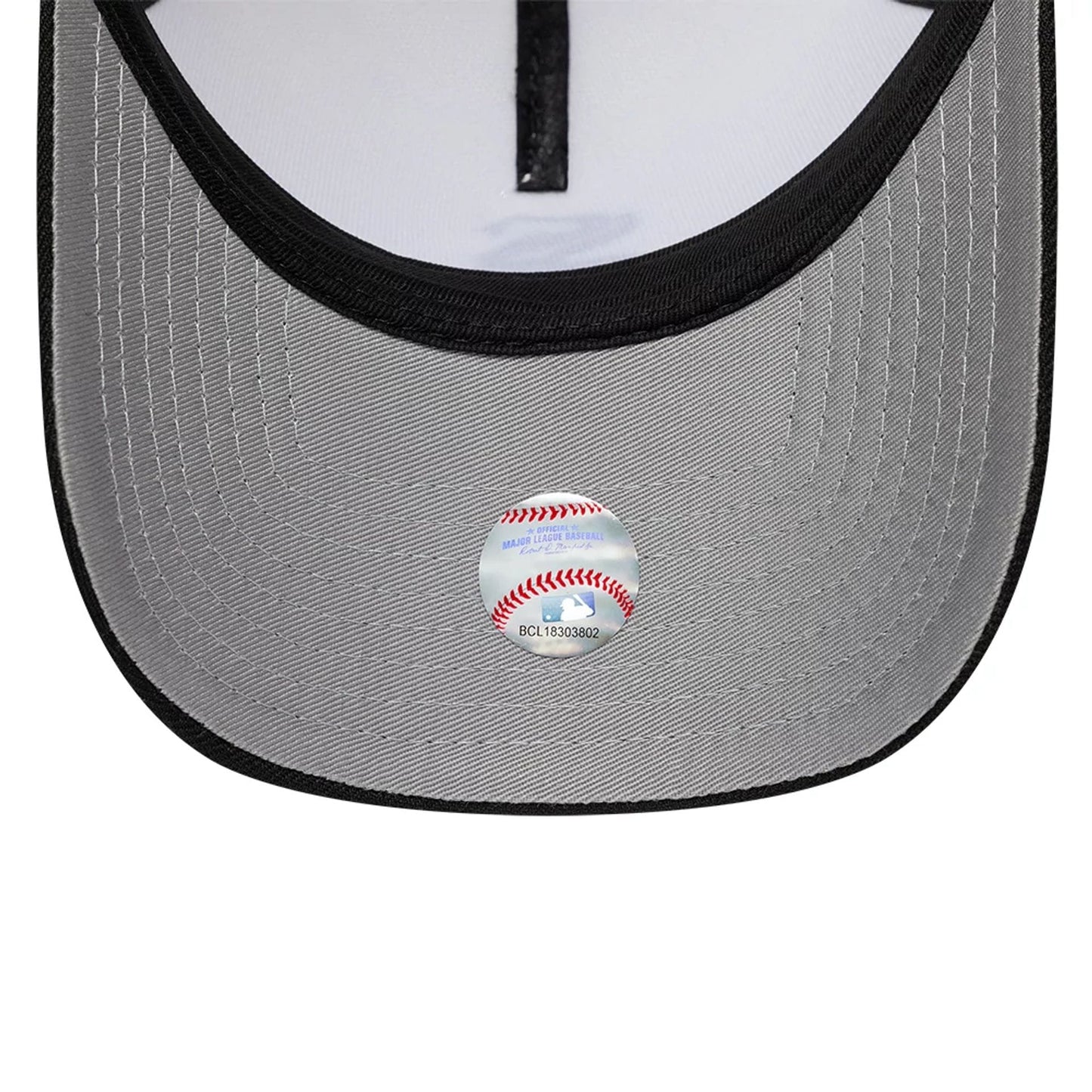 Pictured is this MLB Cooperstown Chicago White Sox 9FORTY A-Frame cap in white. 2