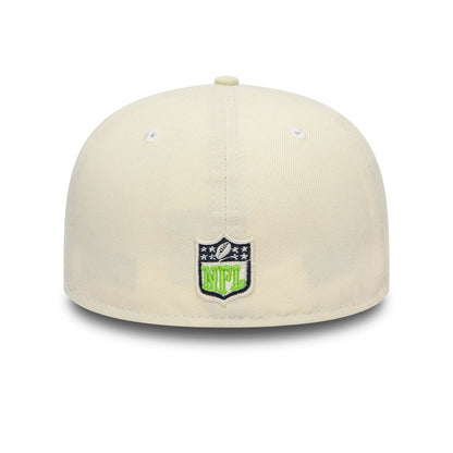 This is a Seattle Seahawks Chrome White 59FIFTY Fitted Cap 5