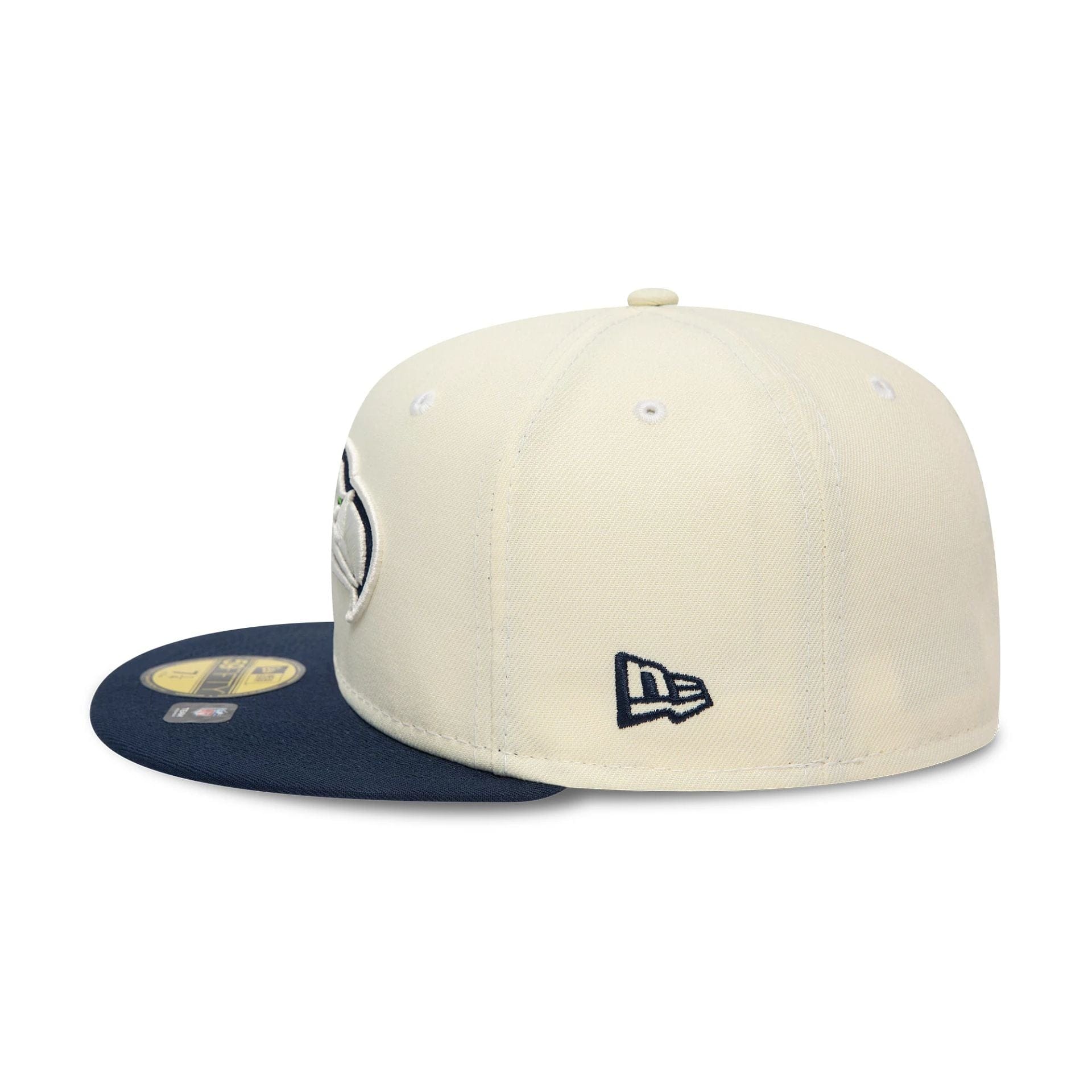 This is a Seattle Seahawks Chrome White 59FIFTY Fitted Cap 6