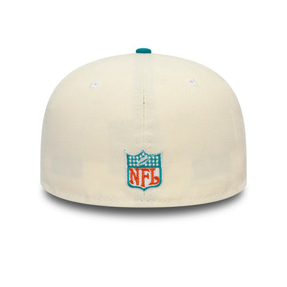 This is a Miami Dolphins City Connect White 59FIFTY Fitted Cap 5