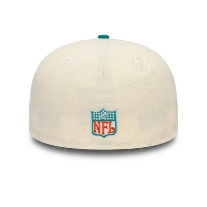 This is a Miami Dolphins City Connect White 59FIFTY Fitted Cap 5