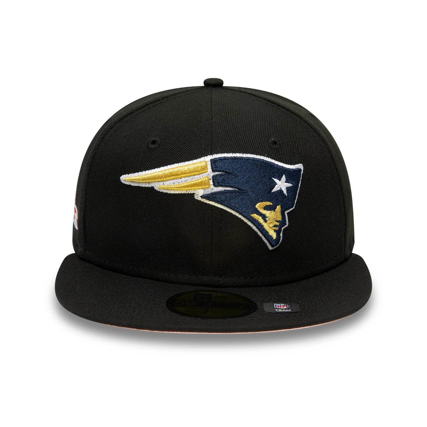 This is a New England Patriots NFL Rivals Black 59FIFTY Fitted Cap 3