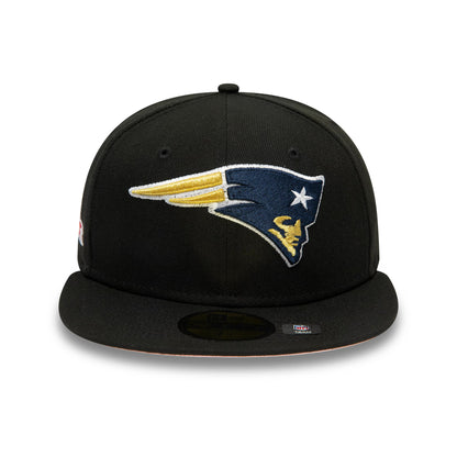 This is a New England Patriots NFL Rivals Black 59FIFTY Fitted Cap 3