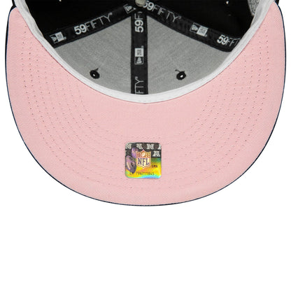 This is a New England Patriots NFL Rivals Black 59FIFTY Fitted Cap 2