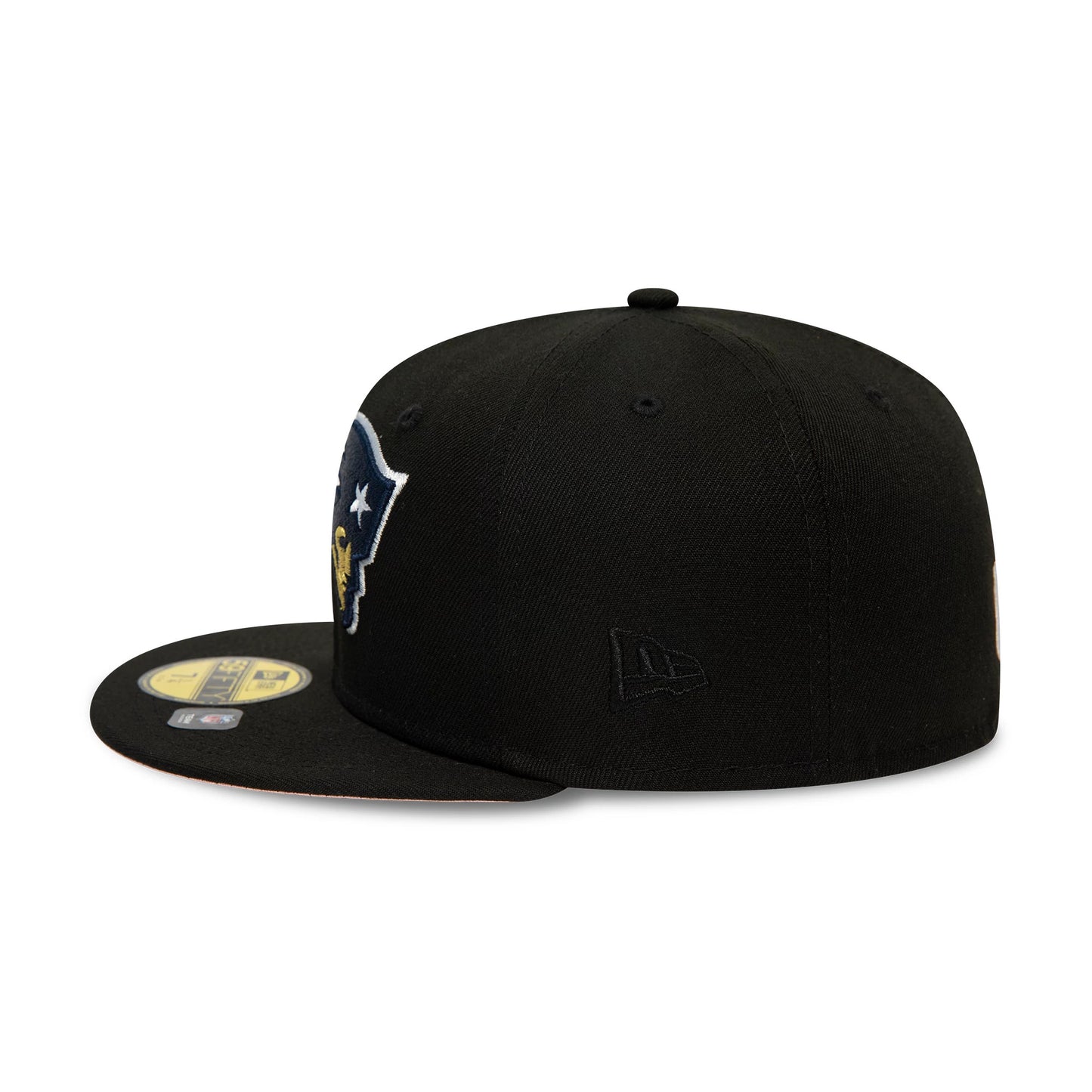 This is a New England Patriots NFL Rivals Black 59FIFTY Fitted Cap 7