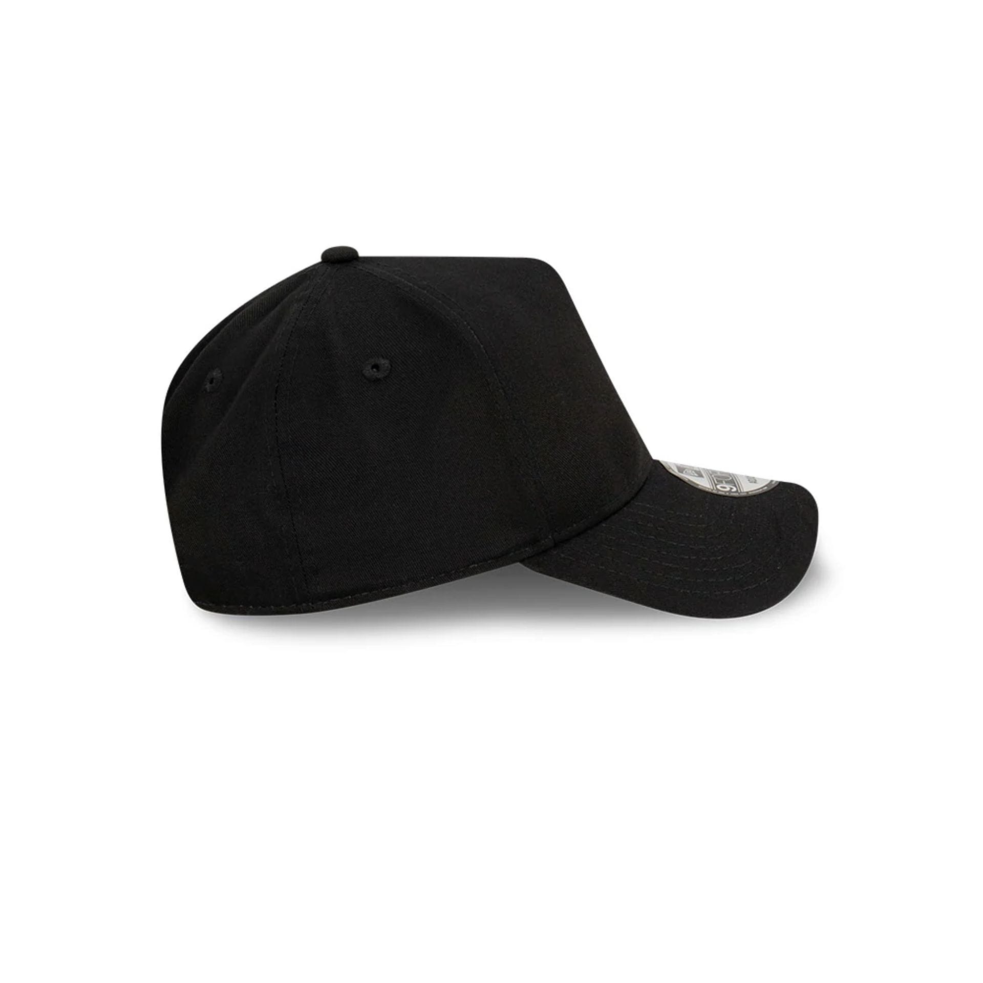 Official New Era Branded Black A-Frame Trucker Cap B9719_1031 | NEC UK