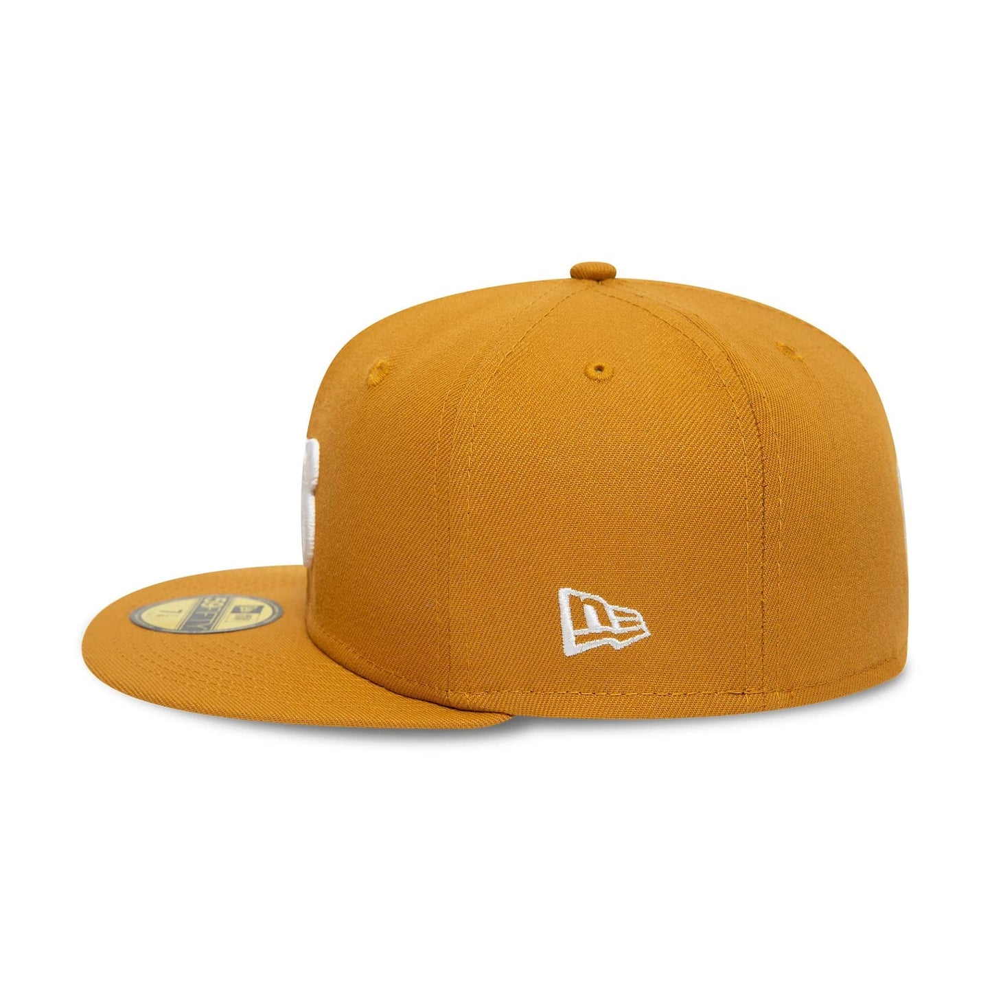 This is a Philadelphia 76ers NBA Camel Beige 59FIFTY Fitted Cap 7