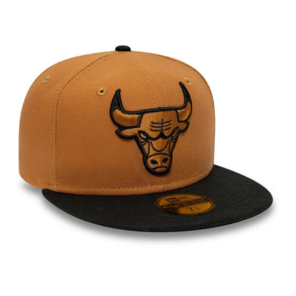 This is a Chicago Bulls Bronze Beige 59FIFTY Fitted Cap 3
