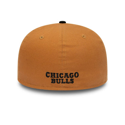 This is a Chicago Bulls Bronze Beige 59FIFTY Fitted Cap 4