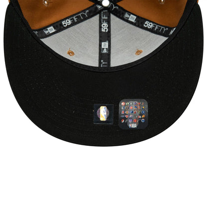This is a Chicago Bulls Bronze Beige 59FIFTY Fitted Cap 5