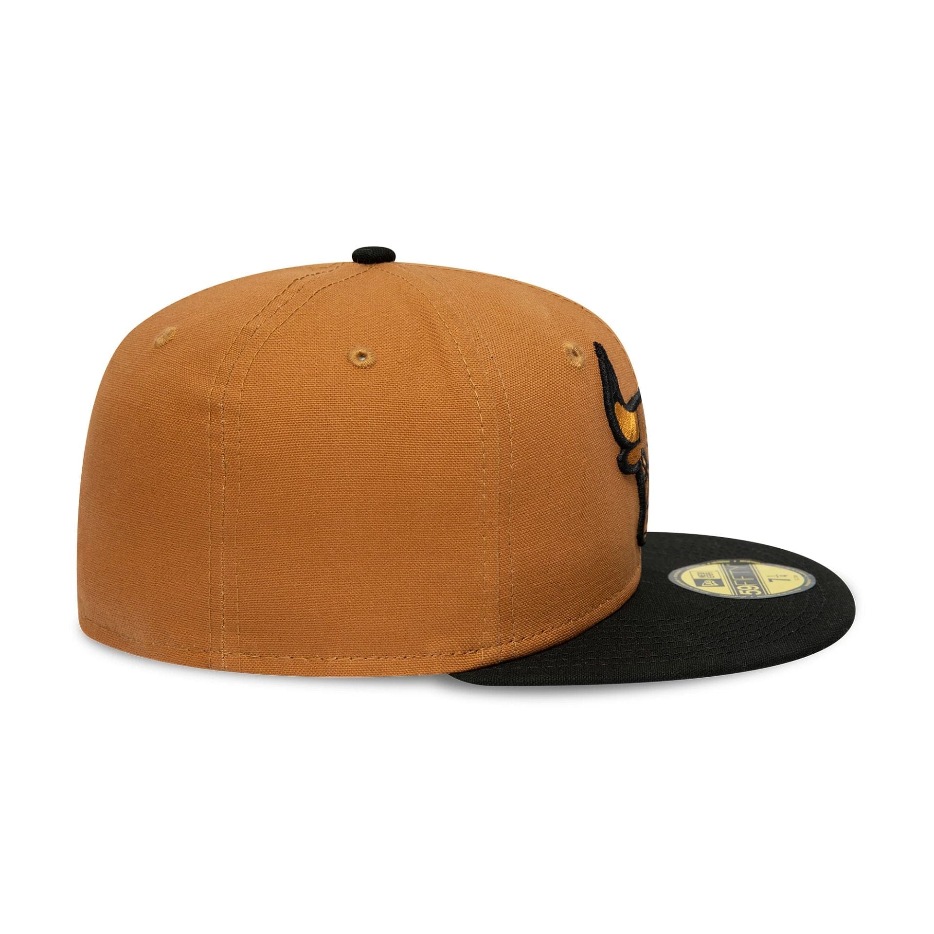 This is a Chicago Bulls Bronze Beige 59FIFTY Fitted Cap 7
