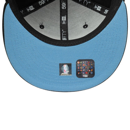 This is a Chicago Bulls NBA Essential Black 59FIFTY Fitted Cap 2