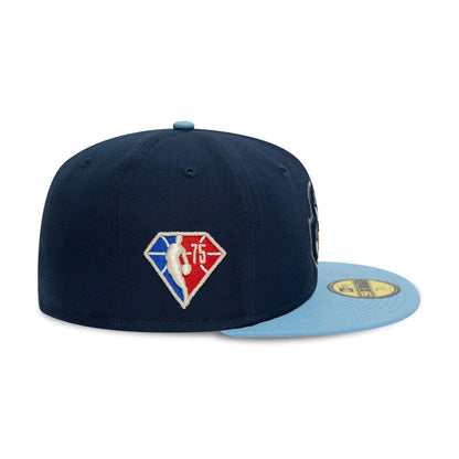 This is a Memphis Grizzlies NBA Side Patch Dark Blue 59FIFTY Fitted Cap 6