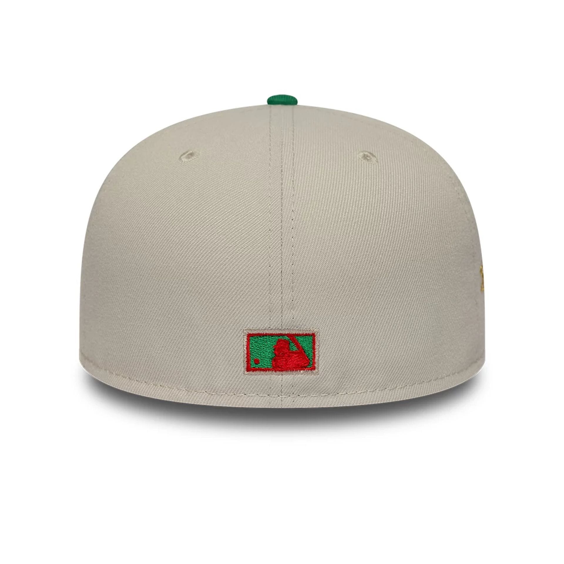 Pictured is this MLB Cooperstown Houston Astros 59FIFTY Fitted cap in Beige. 5