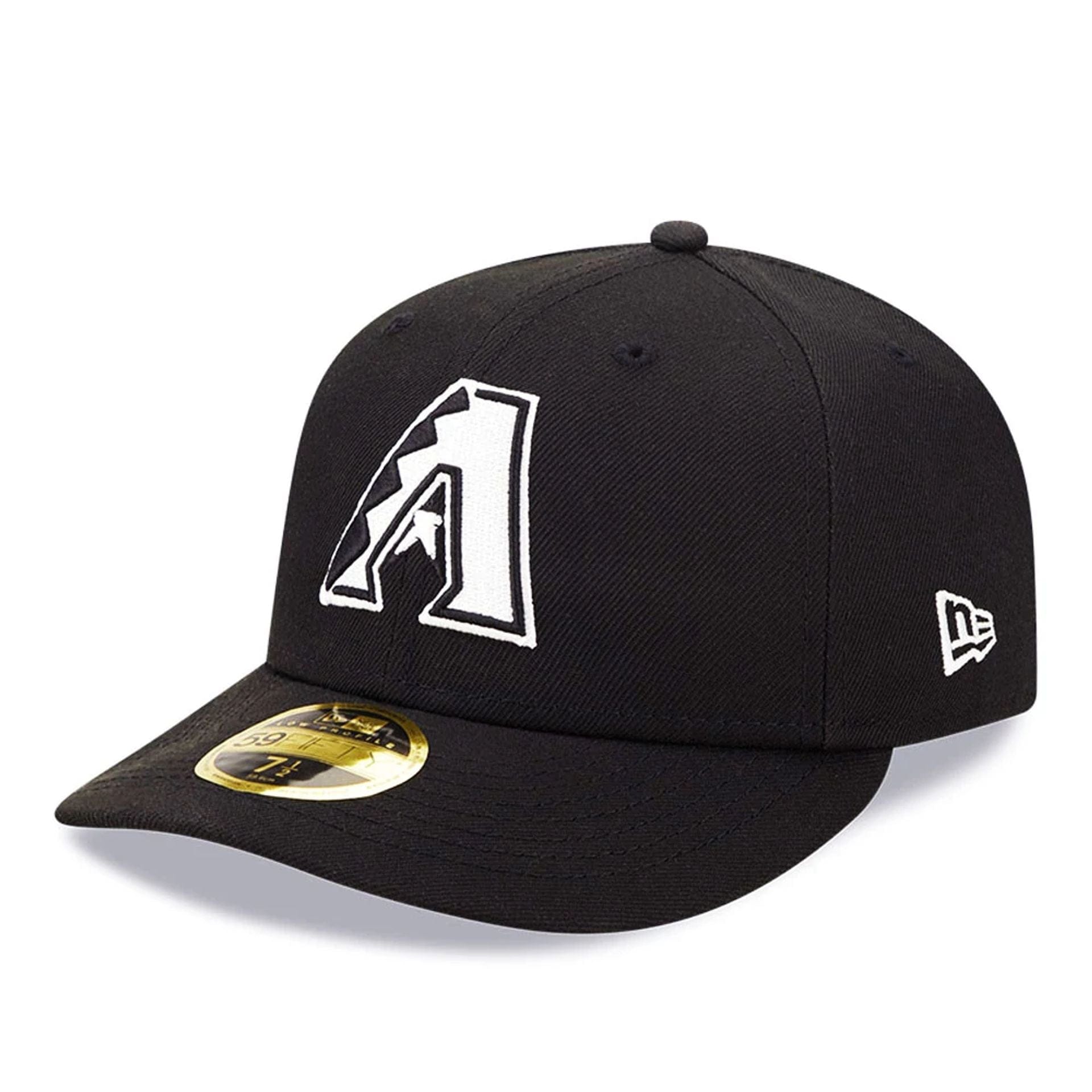 This is a Arizona Diamondbacks Black 59FIFTY Low Profile Cap 1