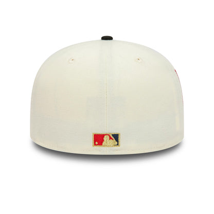 This is a Minnesota Twins MLB White 59FIFTY Fitted Cap 5