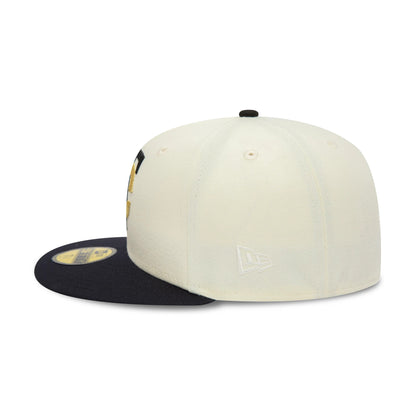 This is a Minnesota Twins MLB White 59FIFTY Fitted Cap 6