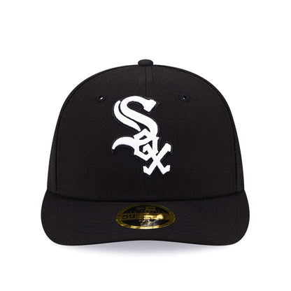 Pictured is this Chicago White Sox Black Low Profile 59FIFTY Fitted Cap 3