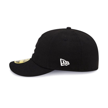 Pictured is this Chicago White Sox Black Low Profile 59FIFTY Fitted Cap 5