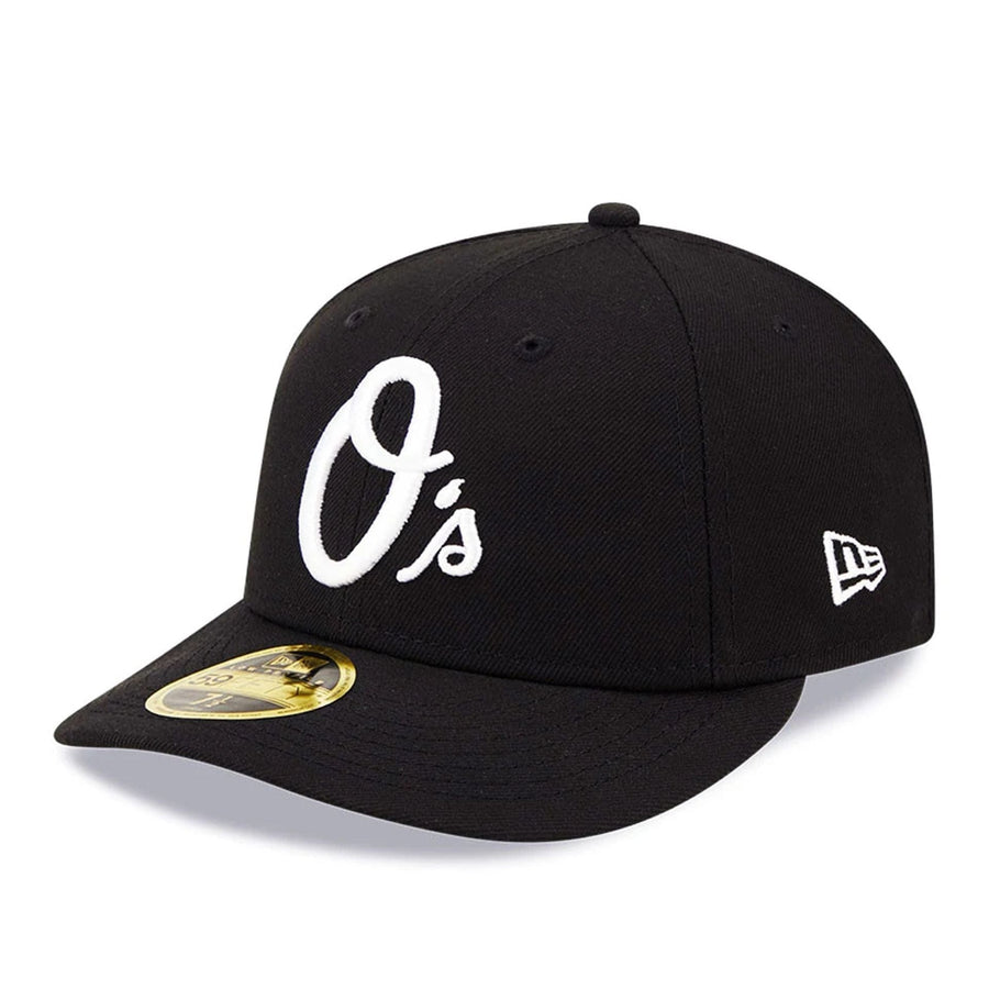 Pictured is this Baltimore Orioles Black Low Profile 59FIFTY Fitted Cap 1