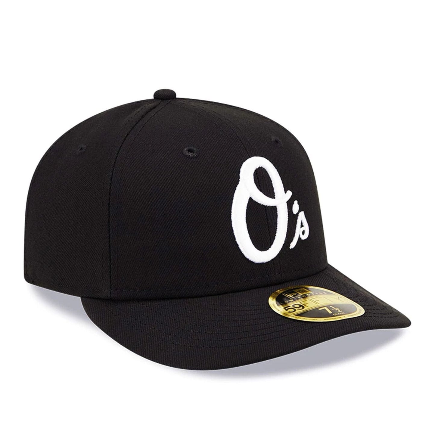Pictured is this Baltimore Orioles Black Low Profile 59FIFTY Fitted Cap 4