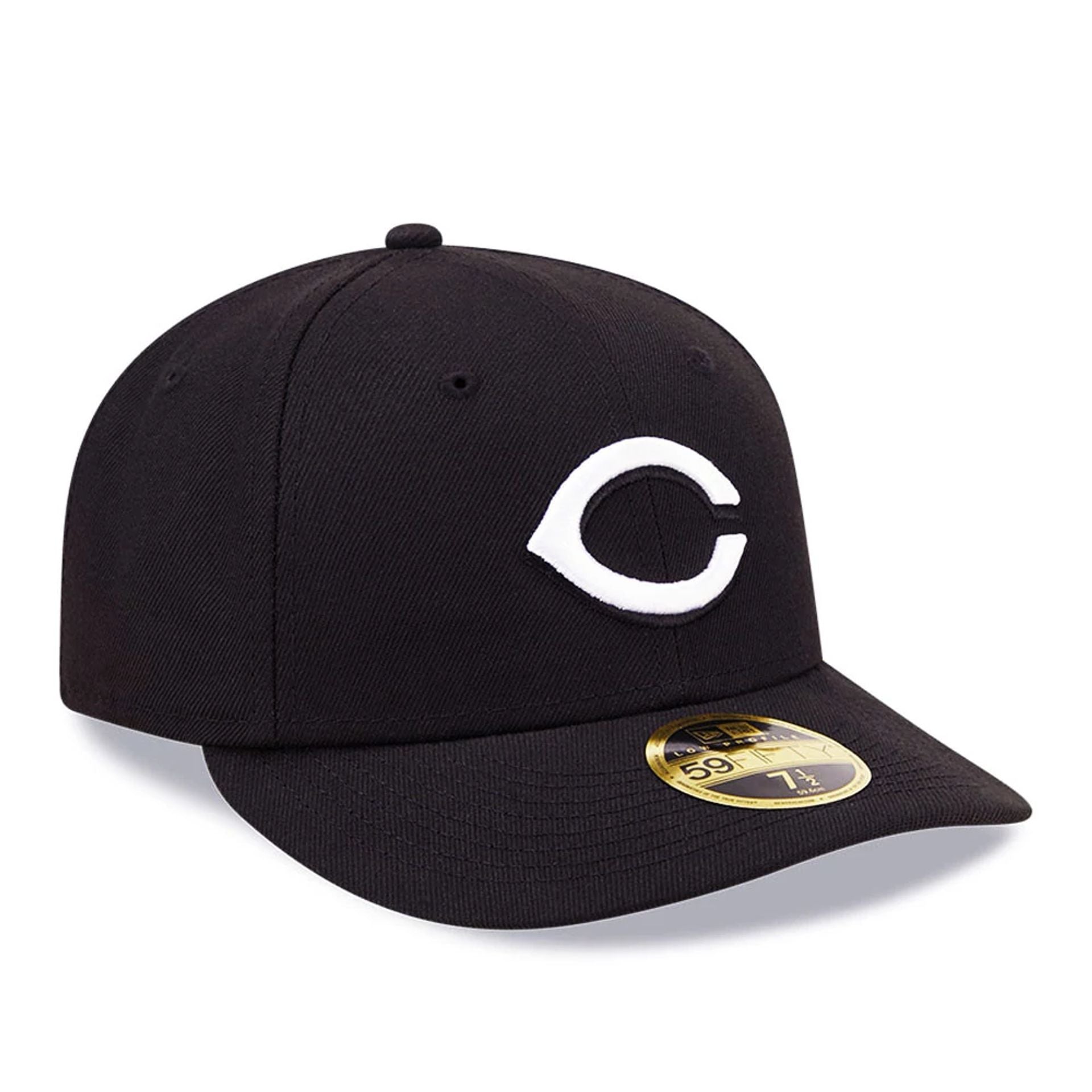 Pictured is this Cincinnati Reds Black Low Profile 59FIFTY Fitted Cap 4