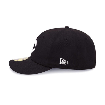 Pictured is this Cincinnati Reds Black Low Profile 59FIFTY Fitted Cap 5