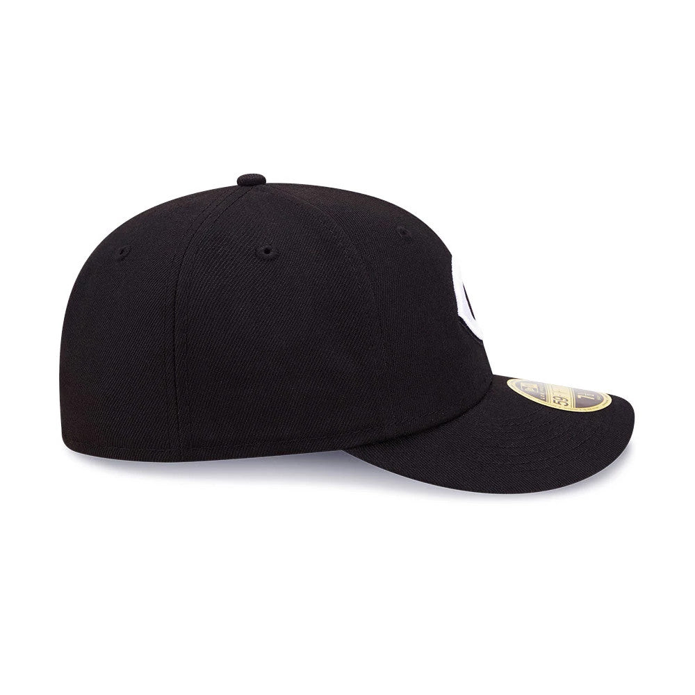 Pictured is this Cincinnati Reds Black Low Profile 59FIFTY Fitted Cap 6