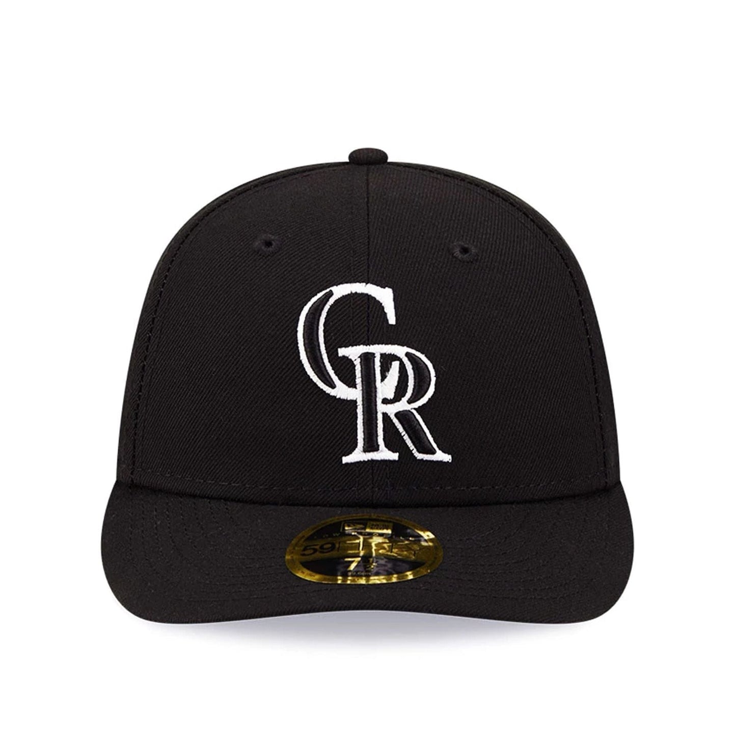 This is a Colorado Rockies Black 59FIFTY Low Profile Cap 3