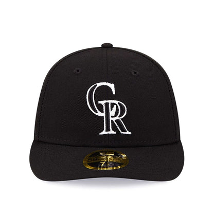 This is a Colorado Rockies Black 59FIFTY Low Profile Cap 3