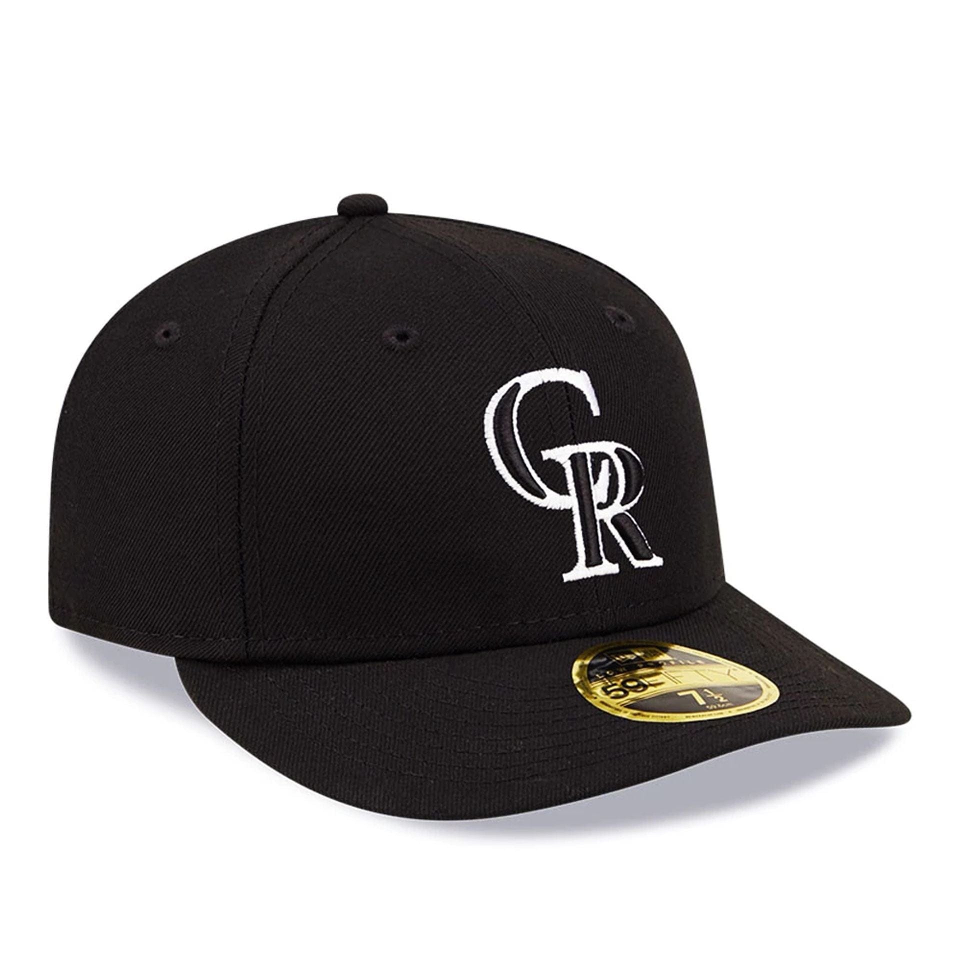 This is a Colorado Rockies Black 59FIFTY Low Profile Cap 4