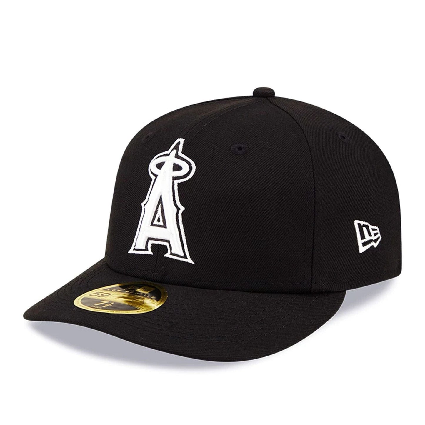 Pictured is this LA Angels Black Low Profile 59FIFTY Fitted Cap 1