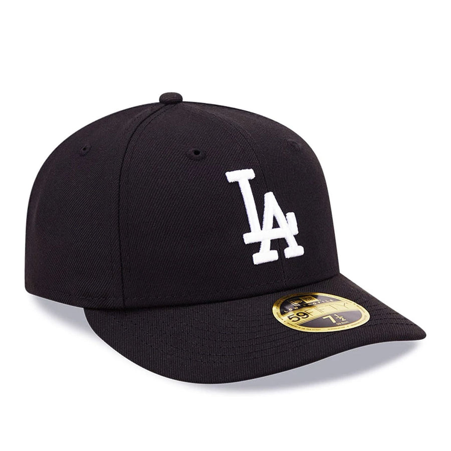 Pictured is this LA Dodgers MLB Black Low Profile 59FIFTY Fitted cap. 4