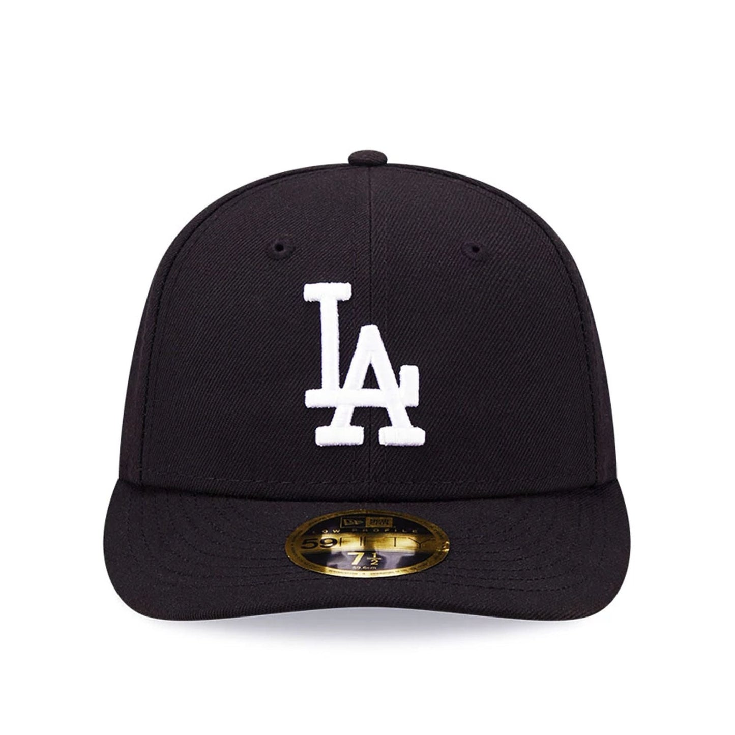 Pictured is this LA Dodgers MLB Black Low Profile 59FIFTY Fitted cap. 3